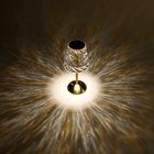 Настольная лампа "Берта" LED USB АКБ золото 13х13х29 см - фото 2111259