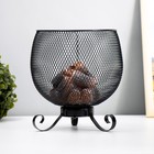 Ночник "Пламя" LED от батареек черный 17,5х17,5х19 см - фото 24383910