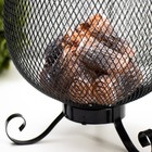 Ночник "Пламя" LED от батареек черный 17,5х17,5х19 см - фото 24383912