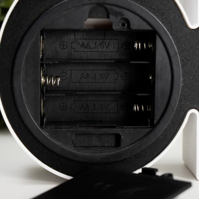 Фигурка световая RISALUX «Хеллоу», LED-ночник, USB, от батареек 3×АА, белый, 36×13×4 см