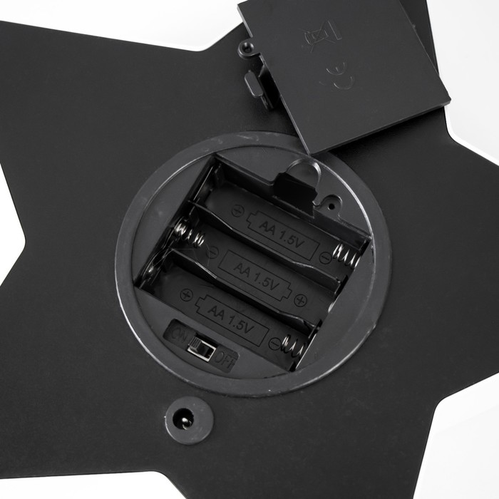 Ночник "Звезда" LED USB от батареек 3хАА белый 22,5х22,5х5 см RISALUX - фото 1884033609