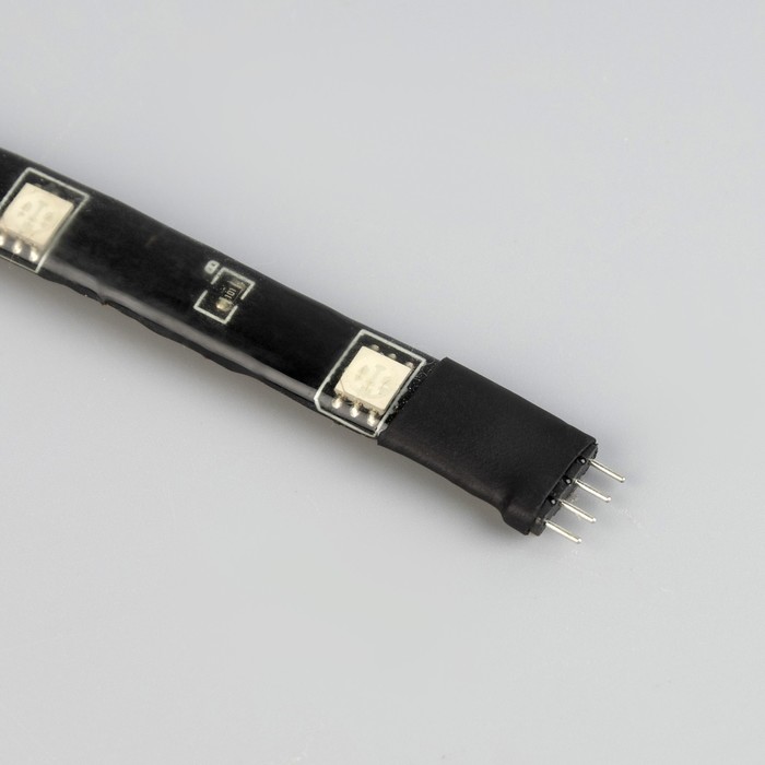 Комплект светодиодной ленты Luazon Lighting 1 м, IP65, SMD5050, 30 LED/м, USB, пульт ДУ, RGB - фото 1906125189