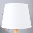 Настольная лампа «Эстен» Е14 40 Вт белый 19.5×19.5×32 см RISALUX - фото 23347179