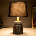Настольная лампа "Сандра" Е14 40Вт черный 22х22х36 см RISALUX - Фото 3