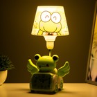 Настольная лампа "Лягушенок" Е14 зеленый 15,5х13,5х30 см RISALUX - Фото 3