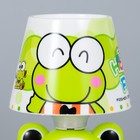 Настольная лампа "Лягушенок" Е14 зеленый 15,5х13,5х30 см RISALUX - фото 21897410