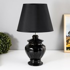 Настольная лампа "Версалия" E27 40Вт черный 25х25х40 см - фото 2228557