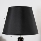 Настольная лампа "Версалия" E27 40Вт черный 25х25х40 см RISALUX - фото 21897454