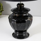 Настольная лампа "Версалия" E27 40Вт черный 25х25х40 см RISALUX - фото 21897455