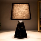 Настольная лампа "Брианна" E14 40Вт черный 32х32х52 см RISALUX - Фото 3