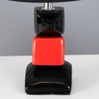 Настольная лампа «Дасия» E14 40 Вт черно-красный 18×18×29 см RISALUX - Фото 7