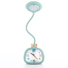 Часы - будильник с подсветкой "Зайчик" детские, циферблат 10 х 7.5 см, на батарейках АА - фото 320669380