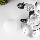 Ночник "Космонавт" LED от батареек серебро 16х16х30,5 см RISALUX - Фото 7