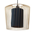 Светильник BayerLux «Бархат» Е27 40 Вт синий 27×30×12-100 см - фото 3802348