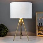 Настольная лампа «Бархат» Е27 40 Вт бежевый 24×24×42 см 9043767