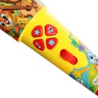 Микрофон детский музыкальный, звук, свет - Фото 3