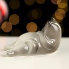 Сувенир "Кот ленивый" 4х4х7 см ,фарфор цвет МИКС - фото 24383920