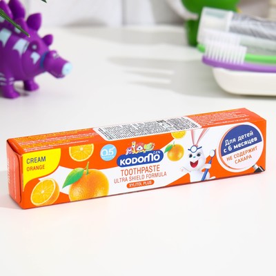 Детская зубная паста LION Thailand Kodomo с ароматом апельсина, 40 г