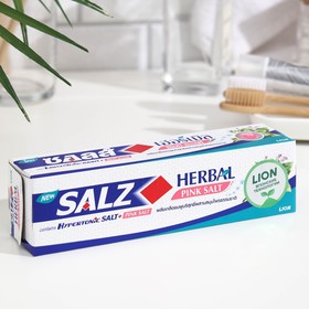 Зубная паста LION Thailand Salz Herbal с розовой гималайской солью, 90 г