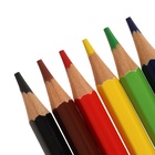 Карандаши цветные акварельные 6 цветов, «Луч. Классика», с кистью - Фото 6