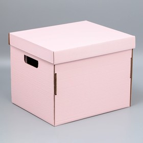 Складная коробка «Розовая», 37.5 х 32 х 29.3 см