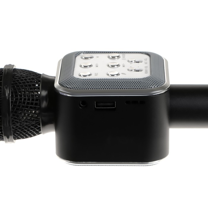 Микрофон для караоке Belsis MA3002BK, 3 Вт, 1200 мАч, Bluetooth, FM, microSD, чёрный - фото 51747429 Микрофон для караоке Belsis MA3002BK, 3 Вт, 1200 мАч, Bluetooth, FM, microSD, чёрный - фото 51747429