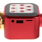 Микрофон для караоке Belsis MA3002BK, 3 Вт, 1200 мАч, Bluetooth, FM, microSD, красный - фото 51458083 Микрофон для караоке Belsis MA3002BK, 3 Вт, 1200 мАч, Bluetooth, FM, microSD, красный - фото 51458083