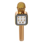 Микрофон для караоке Belsis MA3002BK, 3 Вт, 1200 мАч, Bluetooth, FM, microSD, золотой - фото 51458090 Микрофон для караоке Belsis MA3002BK, 3 Вт, 1200 мАч, Bluetooth, FM, microSD, золотой - фото 51458090