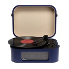 Проигрыватель виниловых дисков Ritmix LP-190B, 6 Вт, RCA, Jack 3.5, BT, синий - фото 51458099