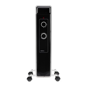 Обогреватель Centek CT-6224-11, масляный, напольный, 2500 Вт, 25 м², 11 секций, бело-чёрный
