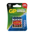 Батарейка алкалиновая GP Ultra Plus, AAA, LR03-4BL, 1.5В, блистер, 4 шт. 9370346 - фото 10098541