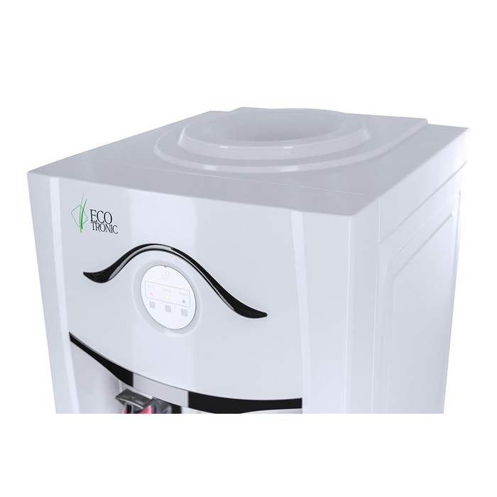 Кулер для воды с холодильником Ecotronic K21-LF, нагрев и охлаждение,500/120 Вт, бело-чёрный - фото 1884034225