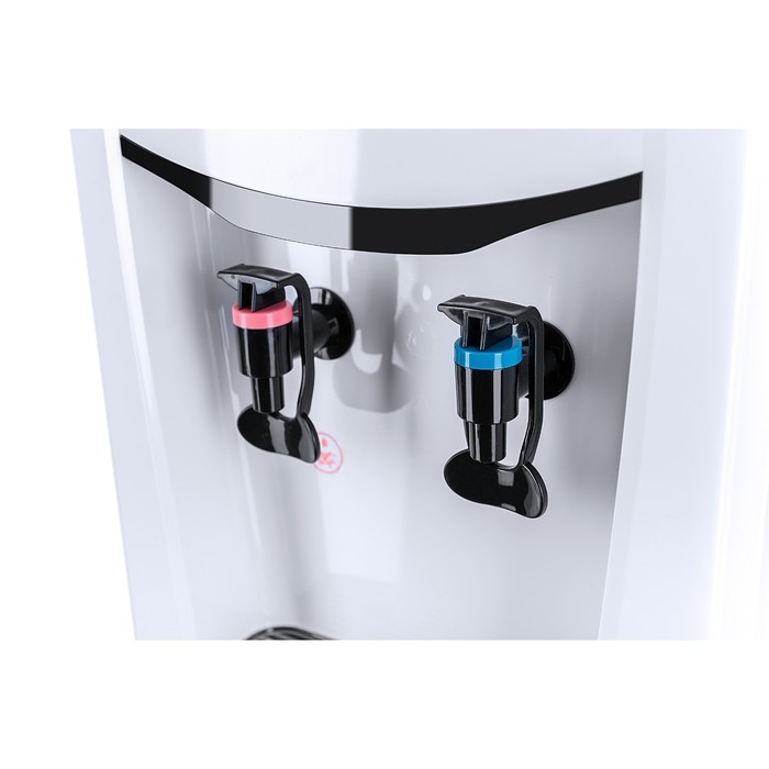 Кулер для воды с холодильником Ecotronic K21-LF, нагрев и охлаждение,500/120 Вт, бело-чёрный - фото 1906125744