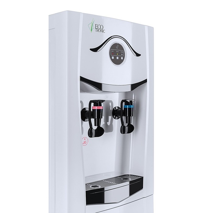 Кулер для воды с холодильником Ecotronic K21-LF, нагрев и охлаждение,500/120 Вт, бело-чёрный - фото 1906125745