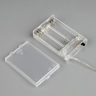 Гирлянда «Мишура» 2 м роса с насадками «Лепестки», IP20, серебристая нить, 100 LED, свечение тёплое белое, ААх3, УЦЕНКА 9382209