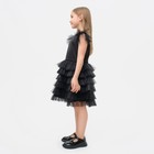 Платье для девочки с крылышками KAFTAN, размер 28 (86-92), цвет чёрный - Фото 2