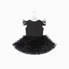 Платье для девочки с крылышками KAFTAN, размер 28 (86-92), цвет чёрный - Фото 11