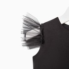 Платье для девочки с крылышками KAFTAN, размер 28 (86-92), цвет чёрный - Фото 9