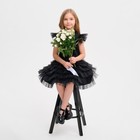 Платье детское с крылышками KAFTAN, размер 32 (110-116 см), чёрный - фото 45709546