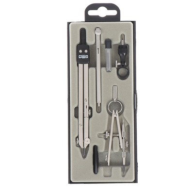 УЦЕНКА Готовальня Koh-I-Noor 6902, профессиональная, 6 предметов, циркуль 140 мм, в пластиковом футляре