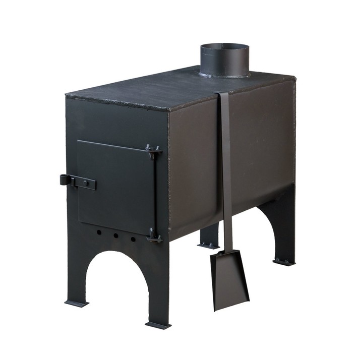 Печь отопительная «ПО-2 буржуйка», на дровах, толщина стали 3, 5 мм - Фото 1