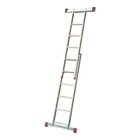 Подмости лестничные KRAUSE CORDA, алюминиевые, рабочая высота 2.95-3.75 м, 2×6 ступеней - Фото 2