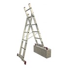 Подмости лестничные KRAUSE CORDA, алюминиевые, рабочая высота 2.95-3.75 м, 2×6 ступеней - Фото 4