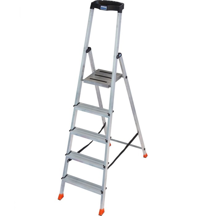 Стремянка KRAUSE SAFETY 5, алюминиевая, 5 ступеней - Фото 1