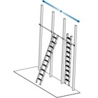 Лестница KRAUSE STABILO, алюминиевая, односекционная, приставная, 12 ступеней - Фото 2