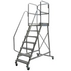 Лестница-платформа KRAUSE CORDA, с площадкой, алюминиевая, 7 ступеней - Фото 1