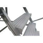 Лестница-платформа KRAUSE CORDA, с площадкой, алюминиевая, 7 ступеней - Фото 5