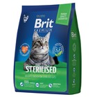Сухой корм Brit Premium Cat Sterilized Chicken для стерилизованных кошек, курица, 8 кг - фото 300707343