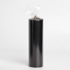 Свеча-цилиндр, 6х19 см, 425 г, 25 ч, чёрный - Фото 3