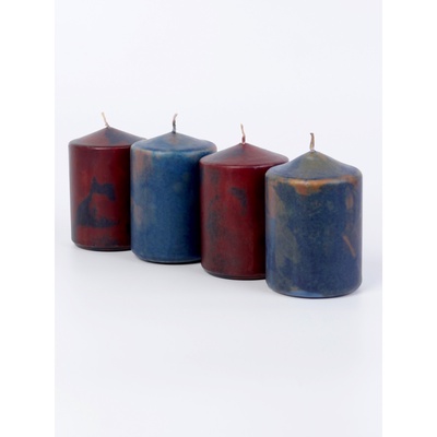 Свеча-цилиндр, 6×8.5 см, 180 г, 12 ч, МИКС